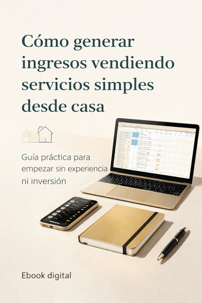 Servicios simples, ingresos reales: guía práctica para empezar desde casa