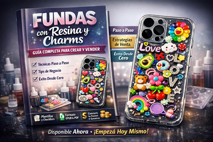 Fundas con Resina y Charms | Guía para Crear y Vender
